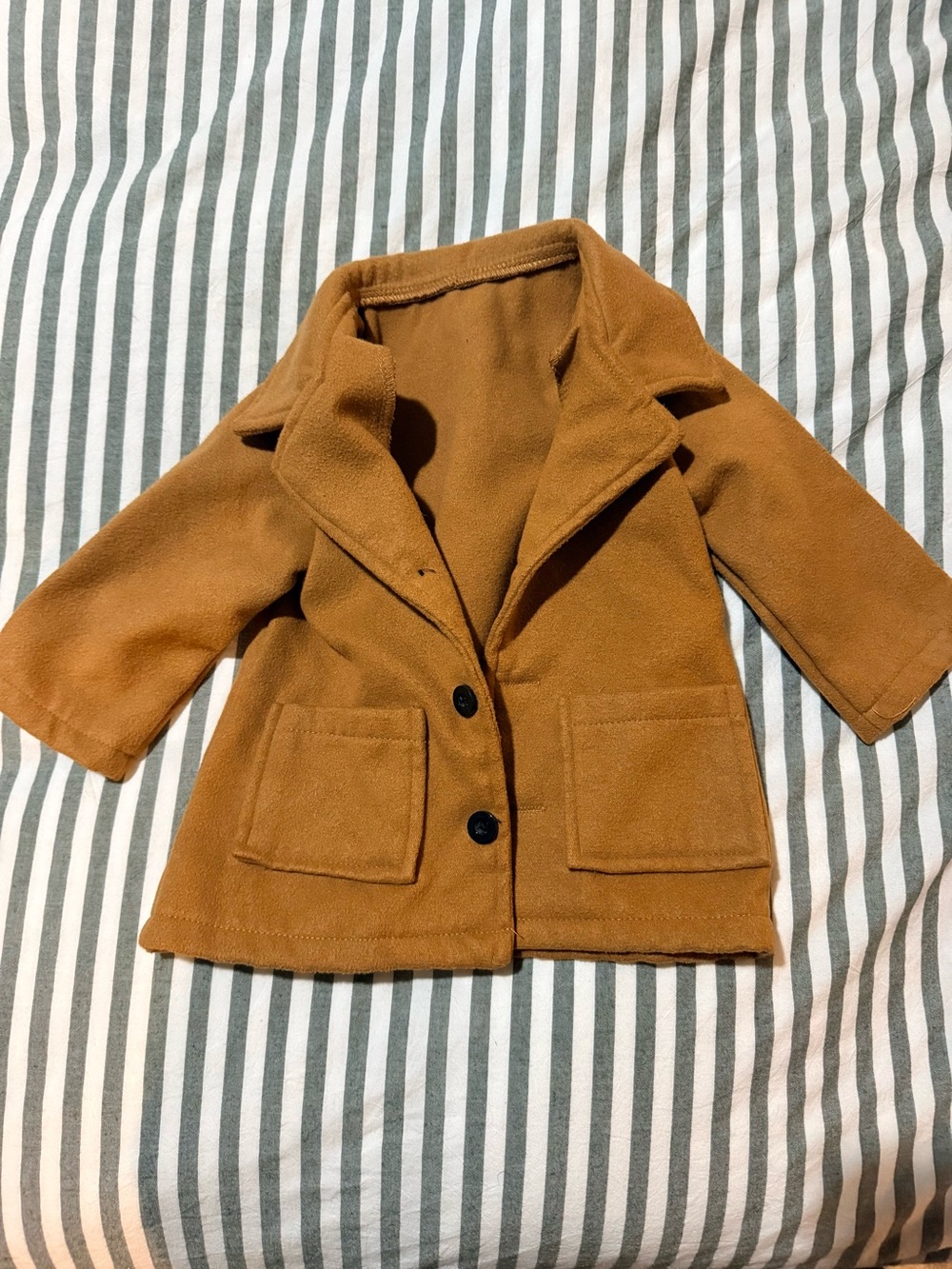 Classic Toddler Coat in Camel